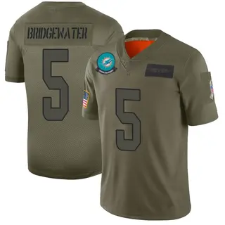 Miami Dolphins Youth Teddy Bridgewater Limited 2019 Salute to Service Jersey - Camo
