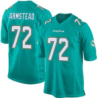 Miami Dolphins Youth Terron Armstead Game Team Color Jersey - Aqua