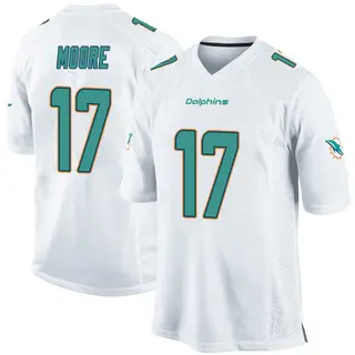 Miami Dolphins Youth Trey Moore Game Jersey - White