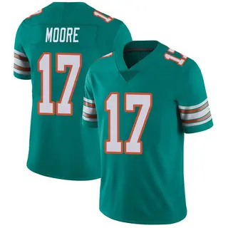 Miami Dolphins Youth Trey Moore Limited Alternate Vapor Untouchable Jersey - Aqua