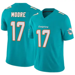 Miami Dolphins Youth Trey Moore Limited Vapor F.U.S.E. Jersey - Aqua