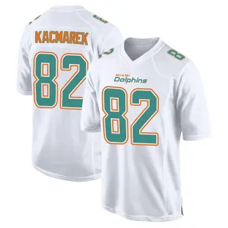 Miami Dolphins Youth Will Kacmarek Game Fashion Jersey - White
