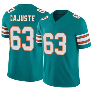 Miami Dolphins Youth Yodny Cajuste Limited Alternate Vapor F.U.S.E. Jersey - Aqua