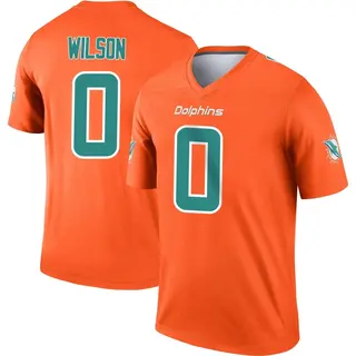 Miami Dolphins Youth Zach Wilson Legend Inverted Jersey - Orange